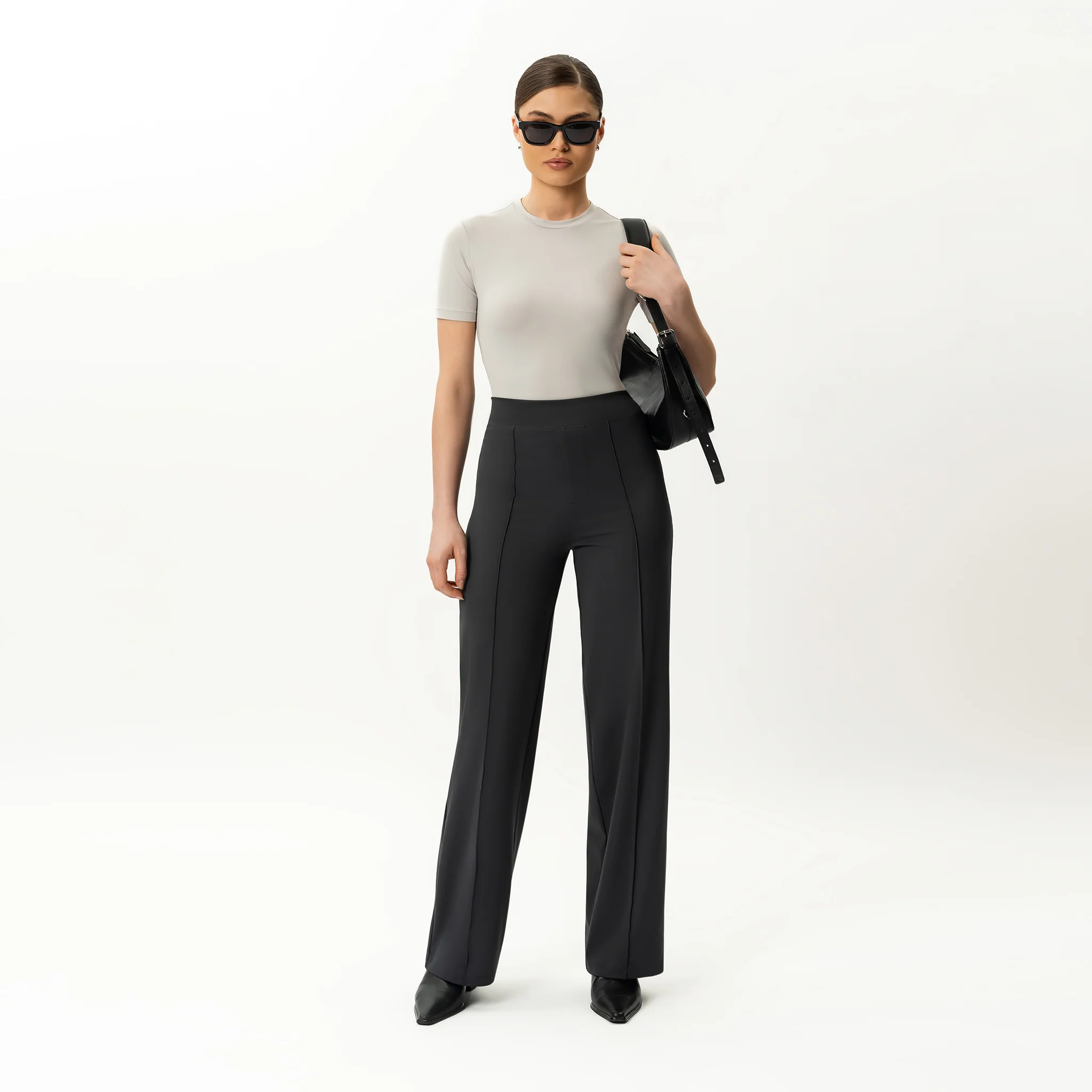 Asana Relaxed Front Crease Pant - Image 2