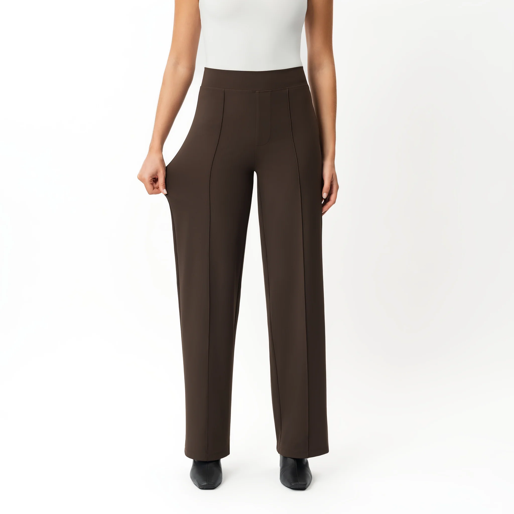 Asana Relaxed Front Crease Pant - Image 4