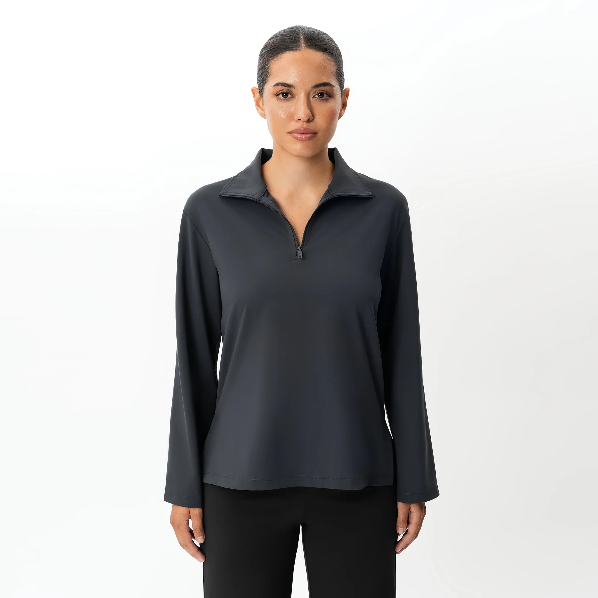 Asana Relaxed Quarter-zip