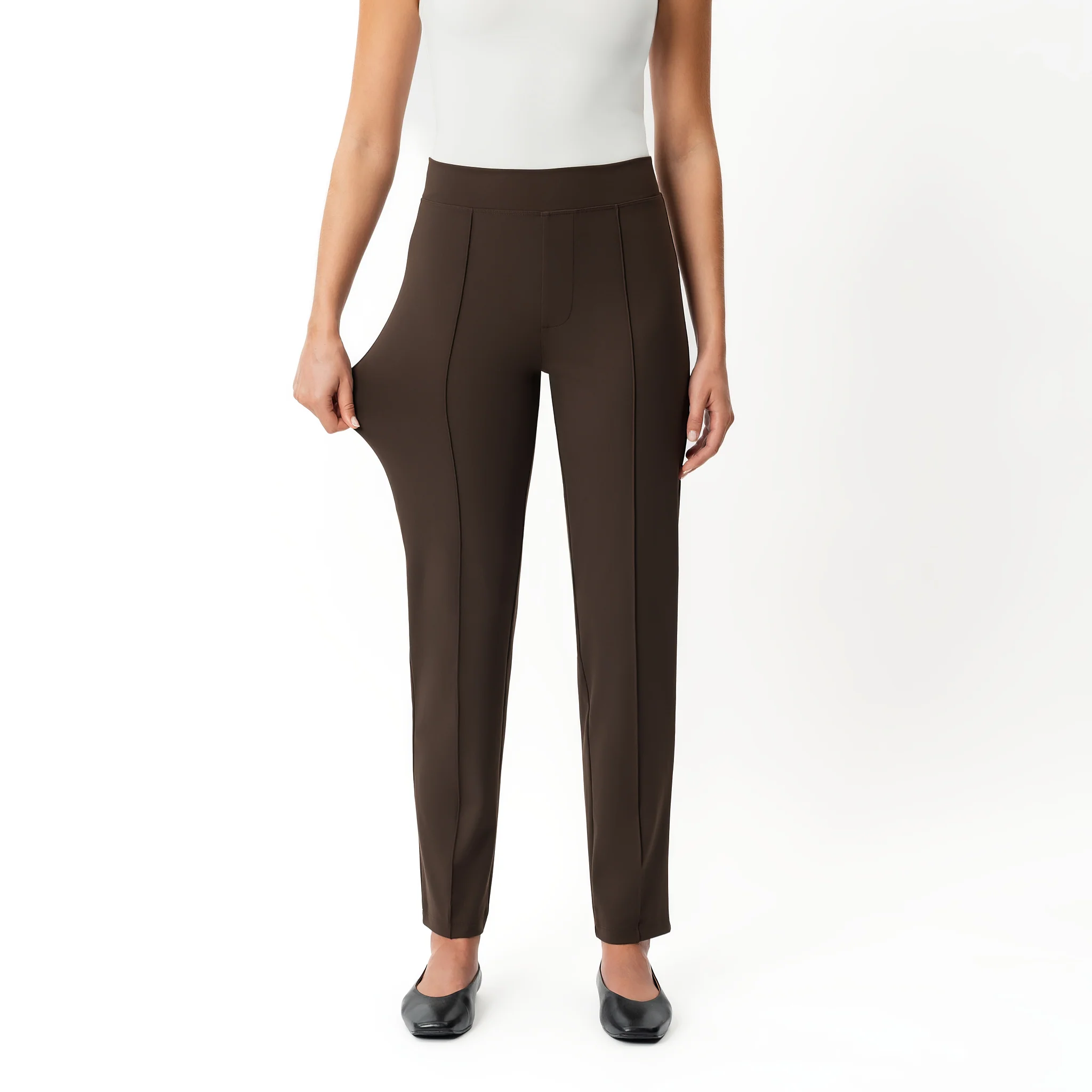 Asana Slim Front Crease Pant - Image 3