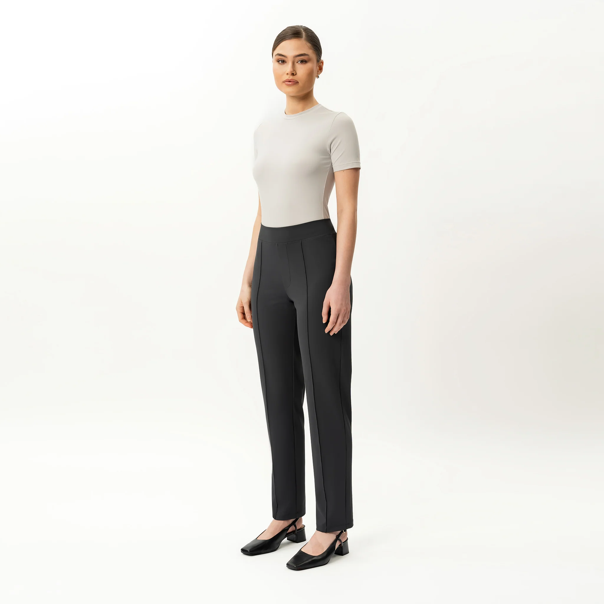 Asana Slim Front Crease Pant - Image 4