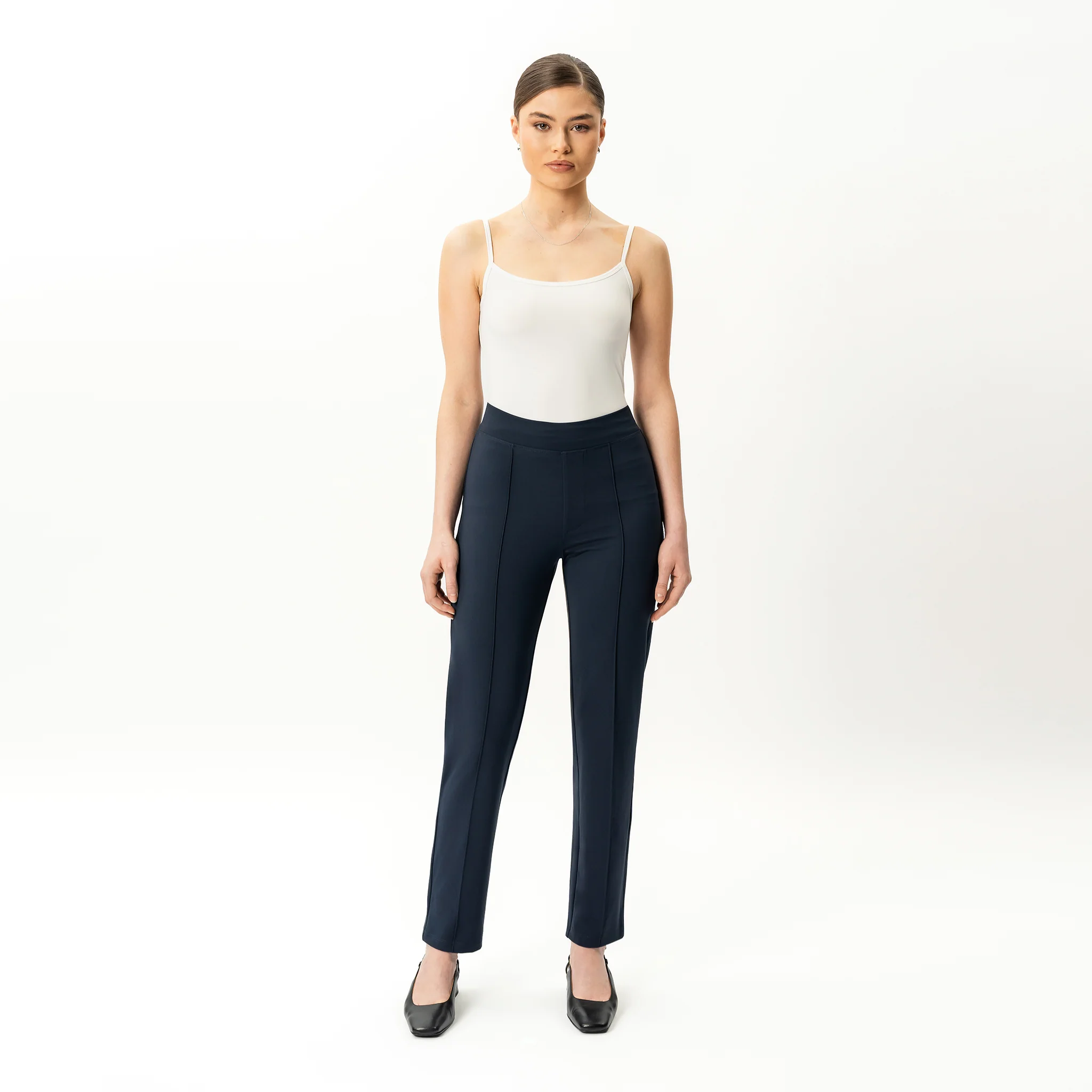 Asana Slim Front Crease Pant - Image 4