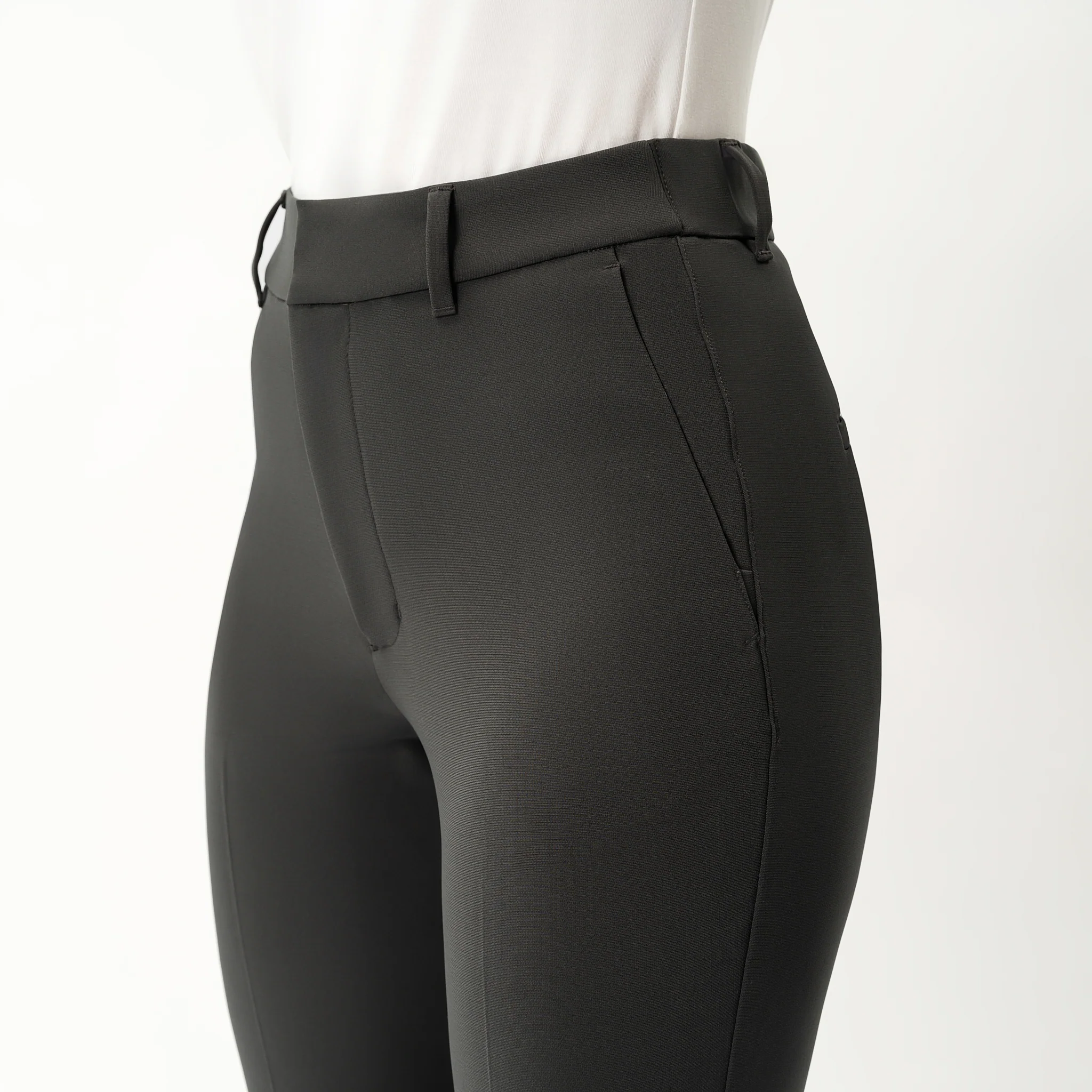 Crepe Bootcut Trouser - Image 3