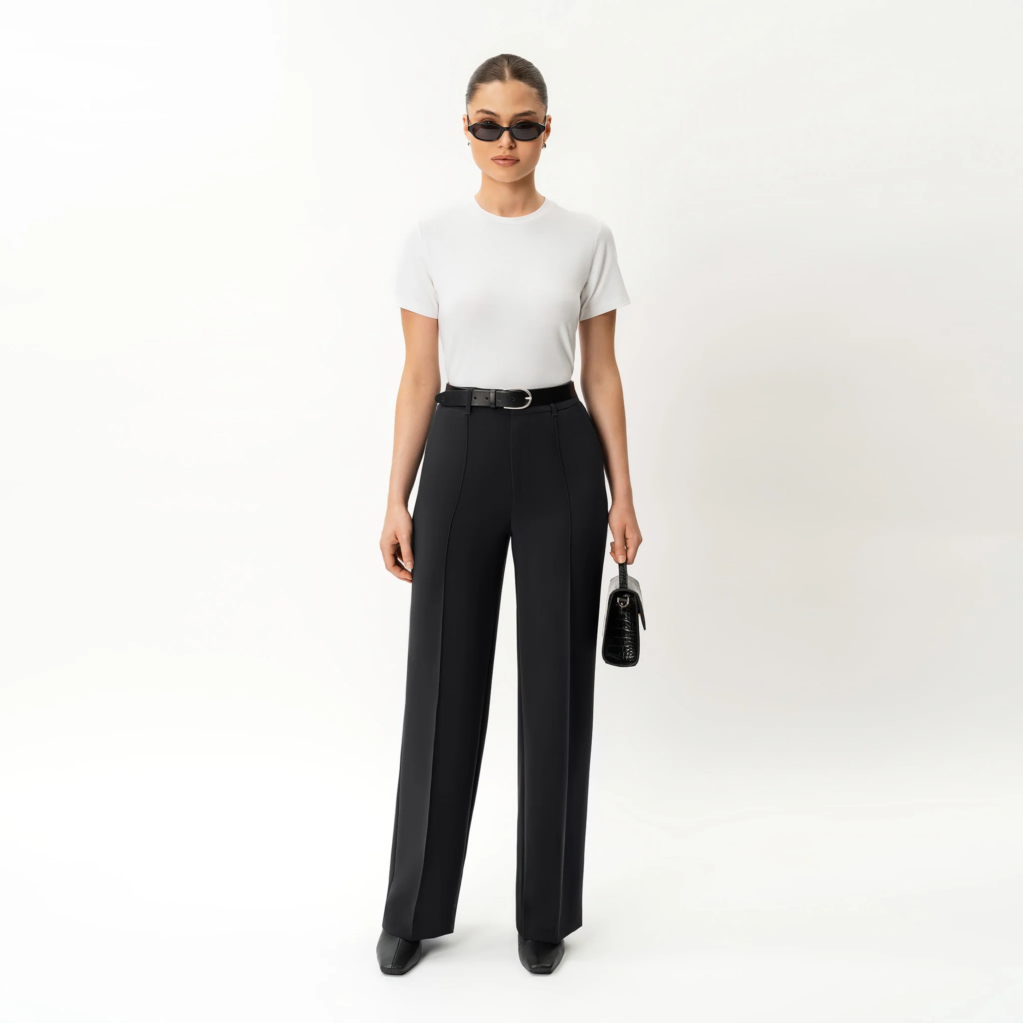 Crepe Relaxed Trouser - Image 2