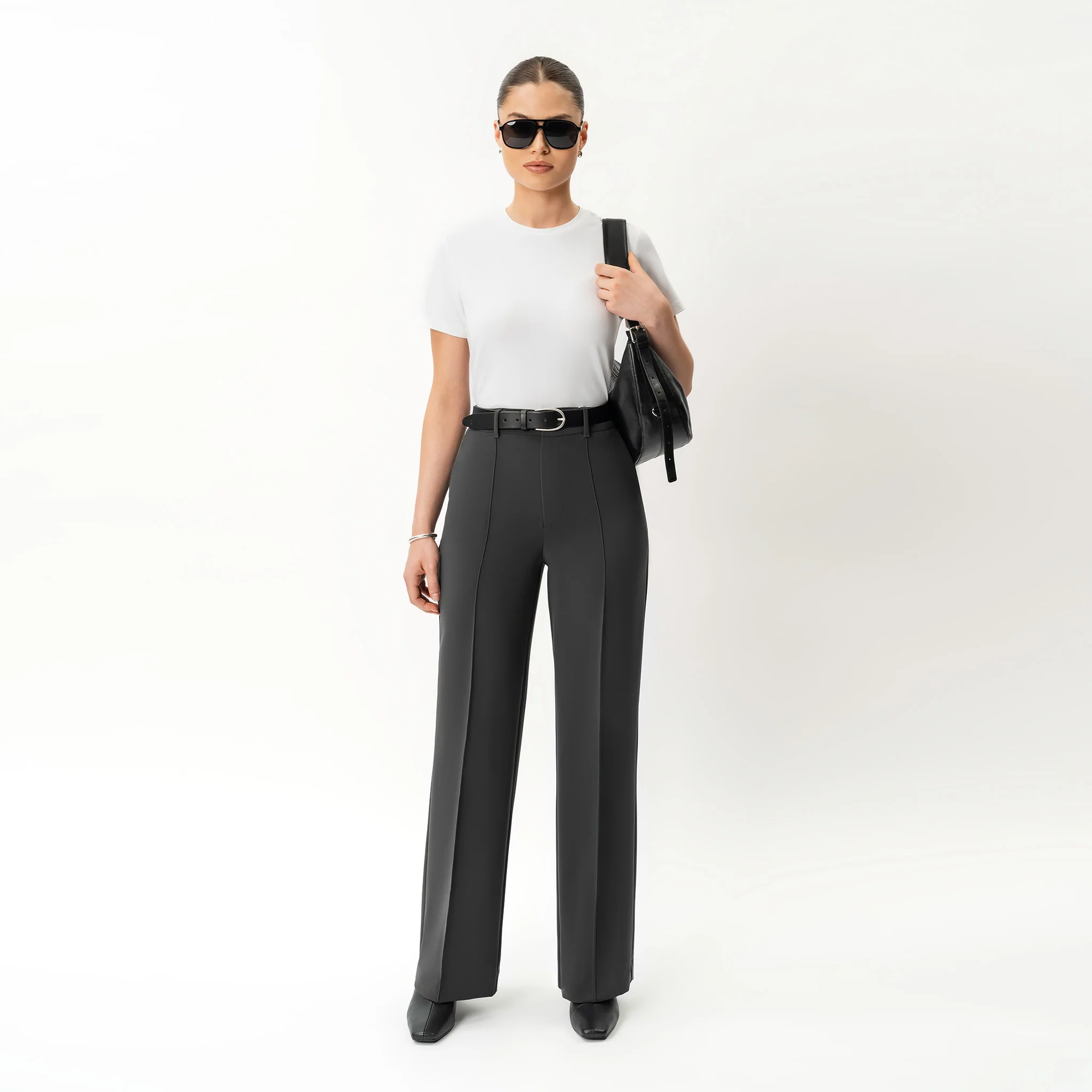 Crepe Relaxed Trouser - Image 2