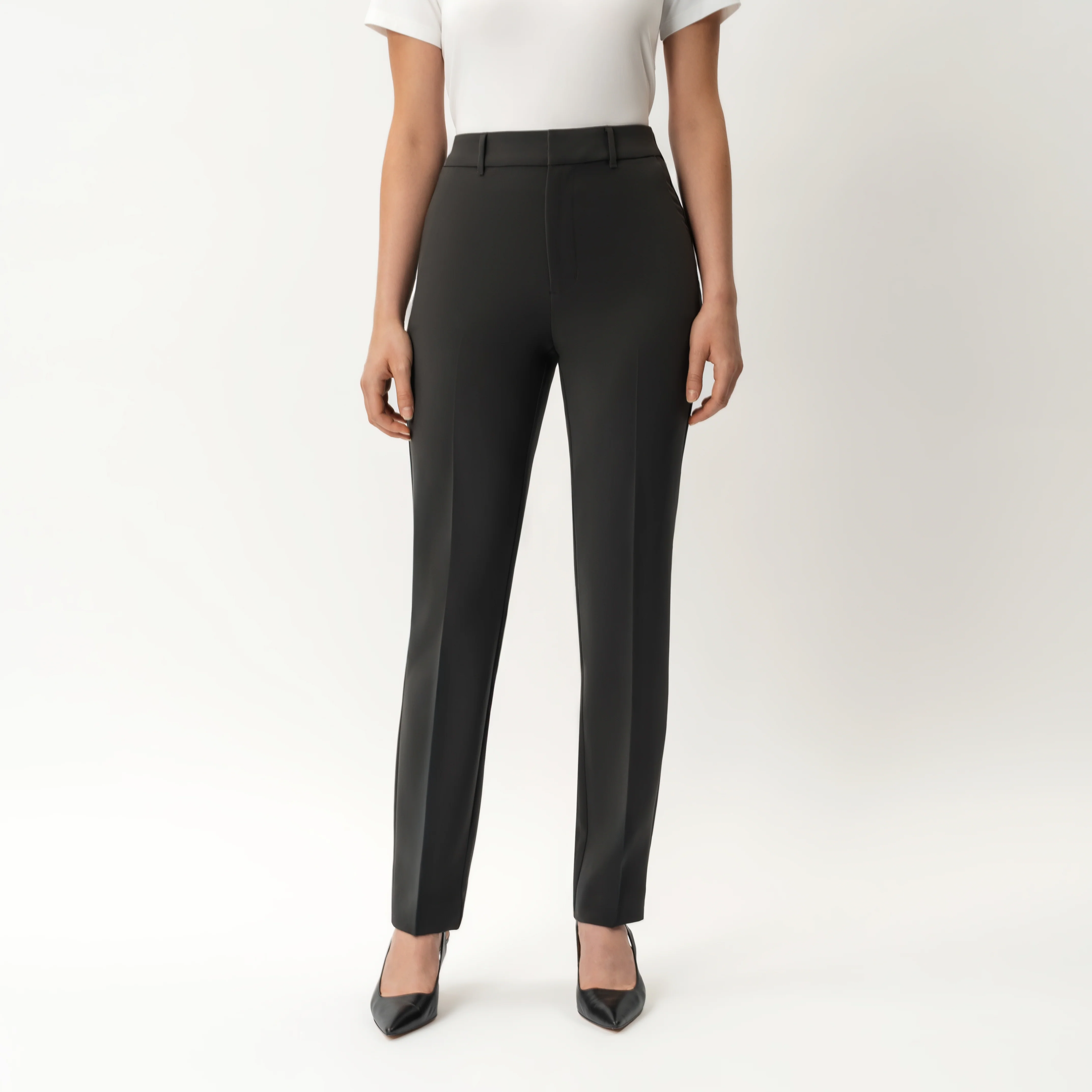 Crepe Slim Trouser