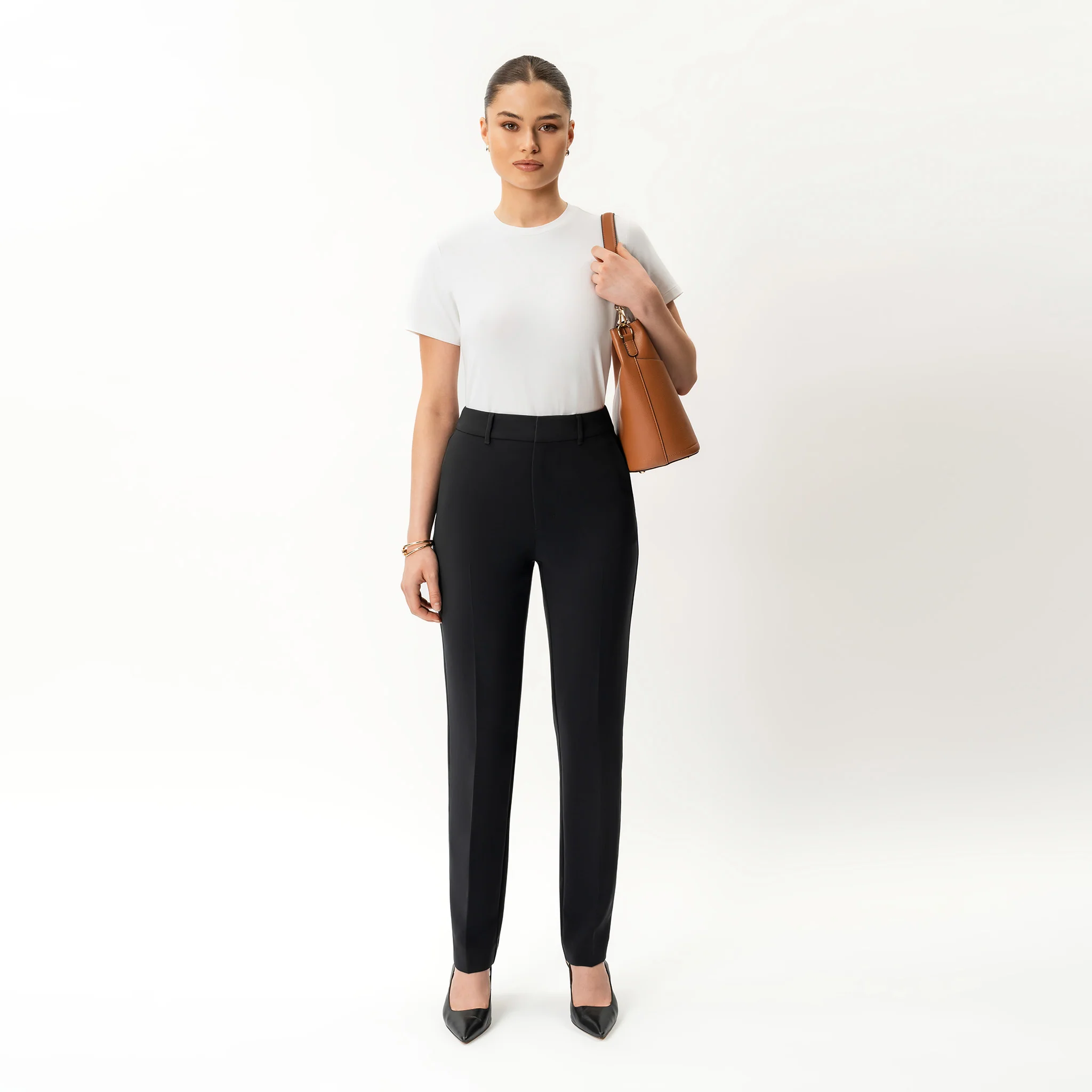 Crepe Slim Trouser - Image 2