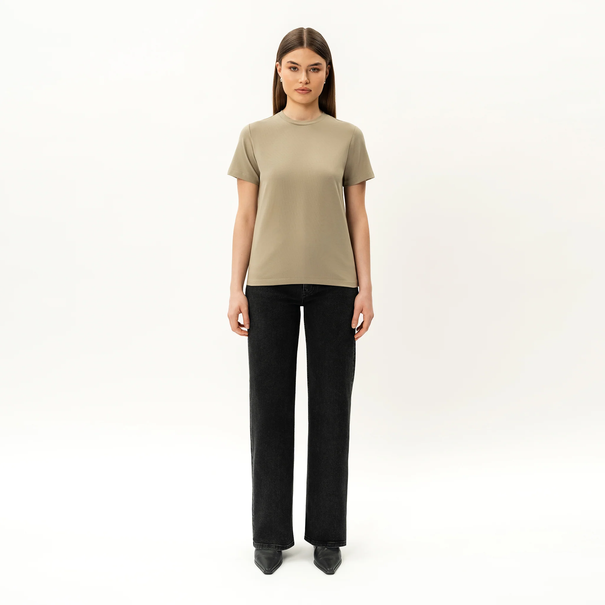 Fitted Pima T-shirt - Image 5
