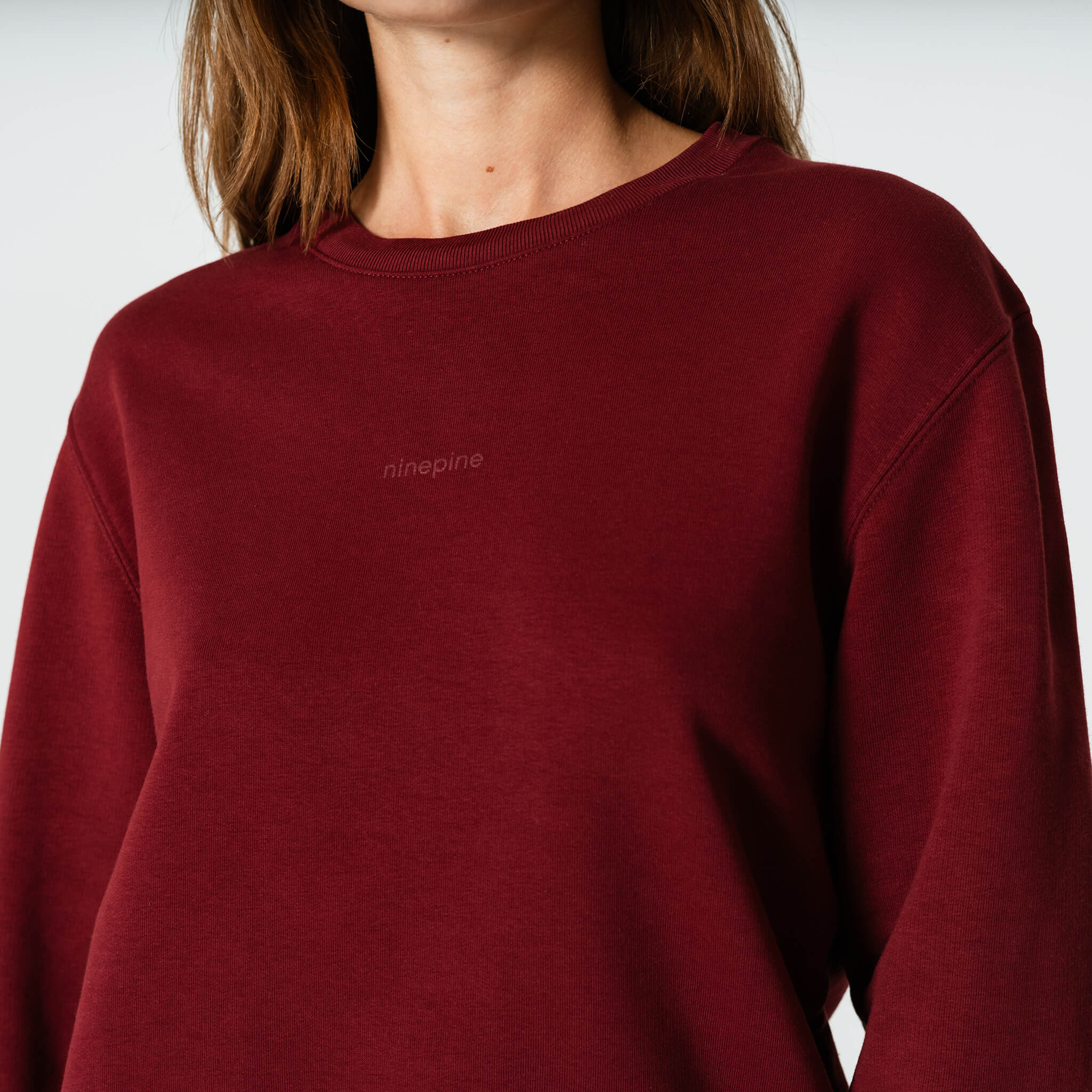French Terry Crewneck Sweater - Image 4