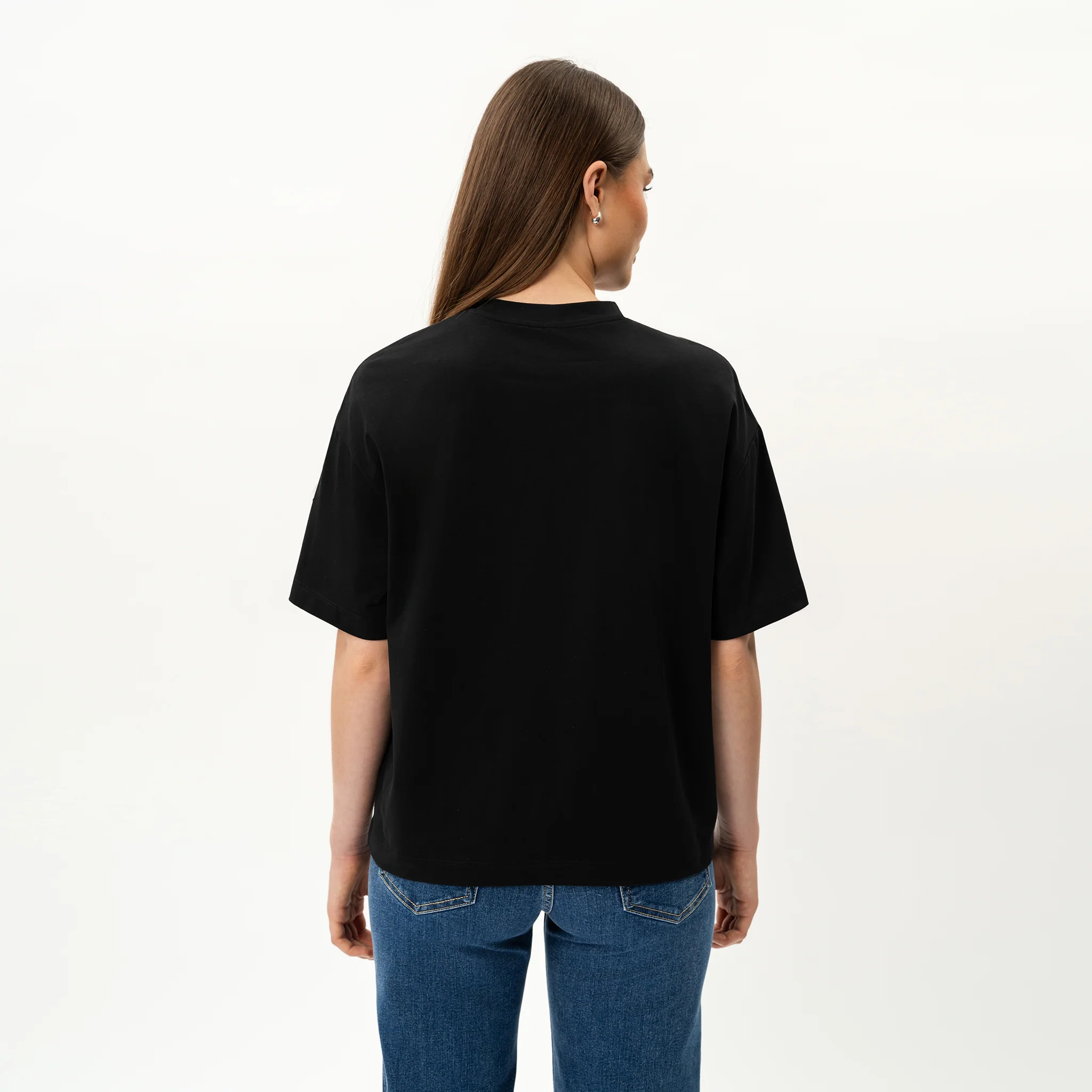 Oversized Boxy Pima T-shirt - Image 3