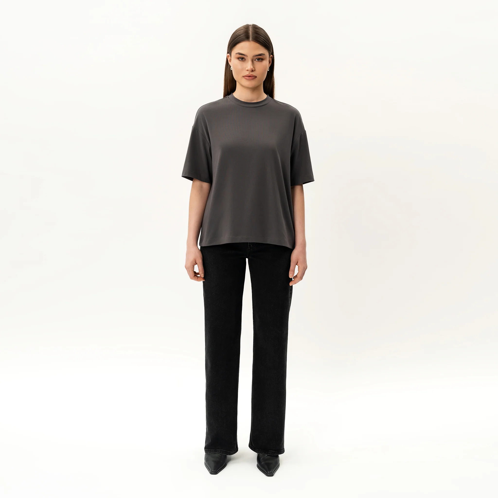 Oversized Boxy Pima T-shirt - Image 5