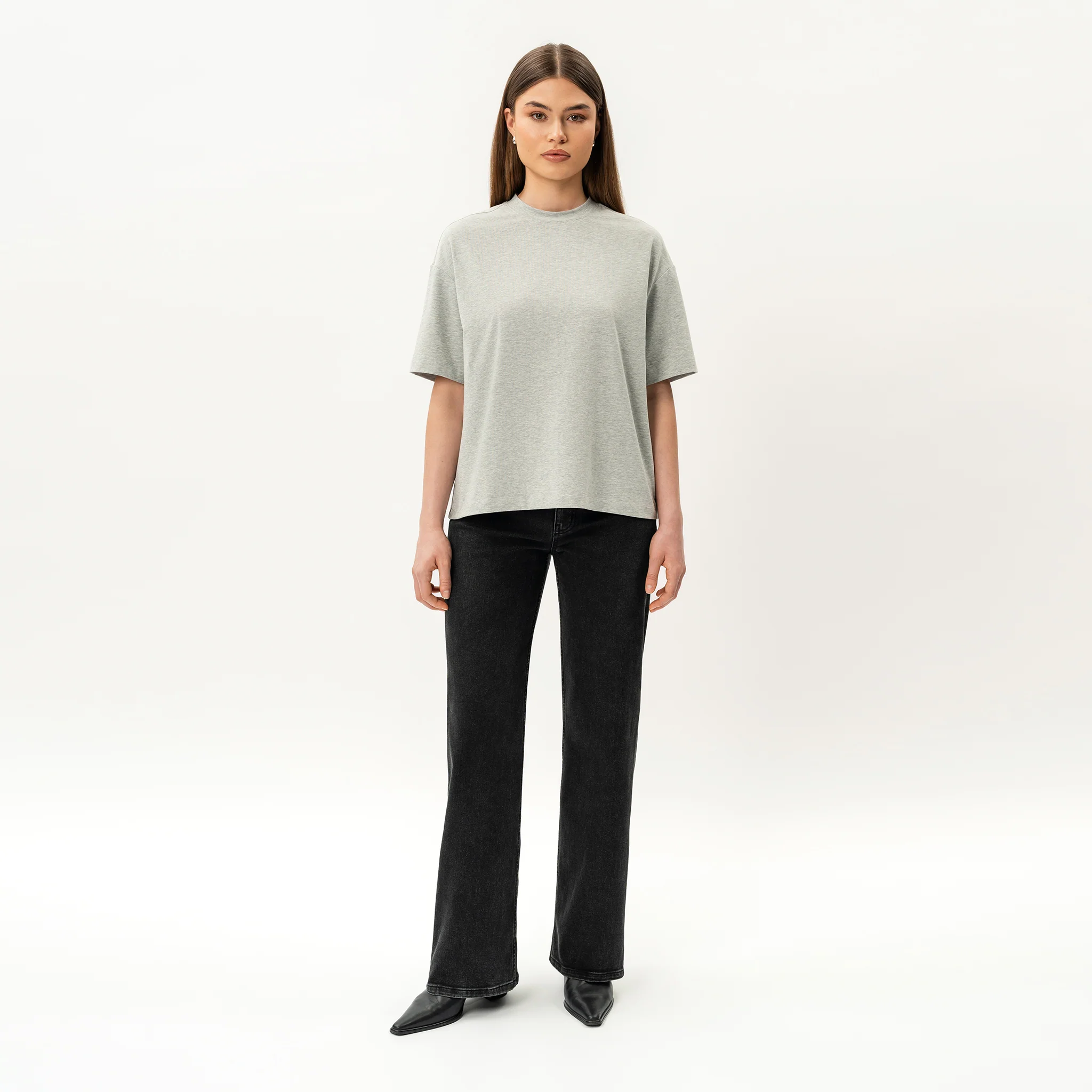 Oversized Boxy Pima T-shirt - Image 5