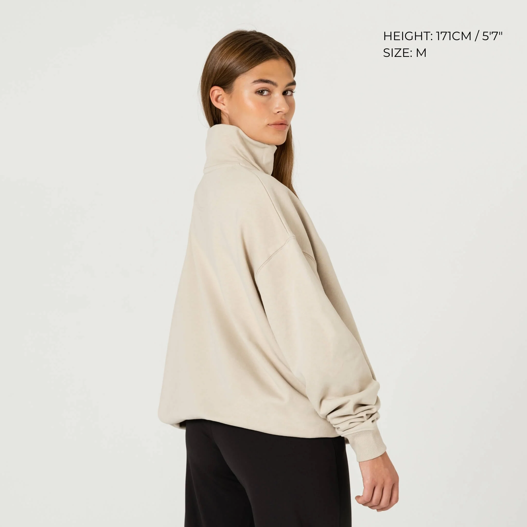 Quarter-Zip Relaxed Sweater - Image 3