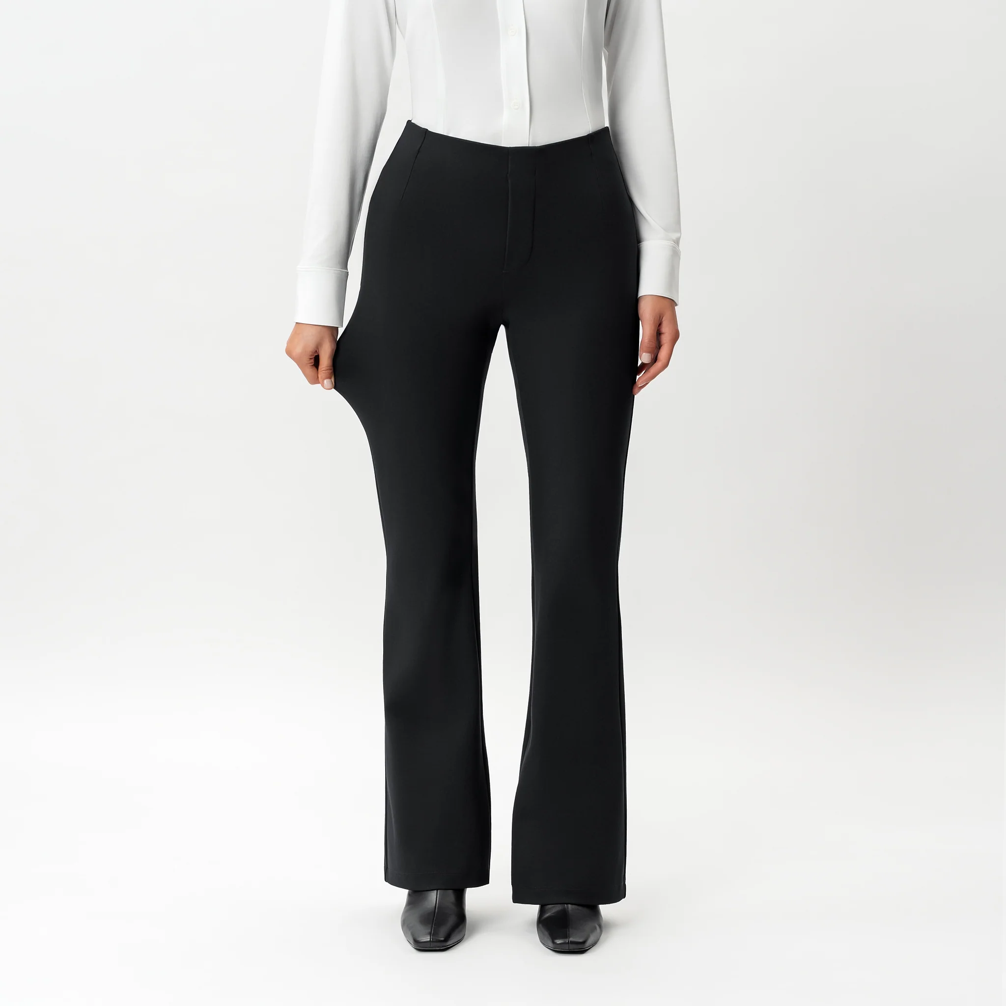 Tailored Ponte Bootcut Trouser - Image 4