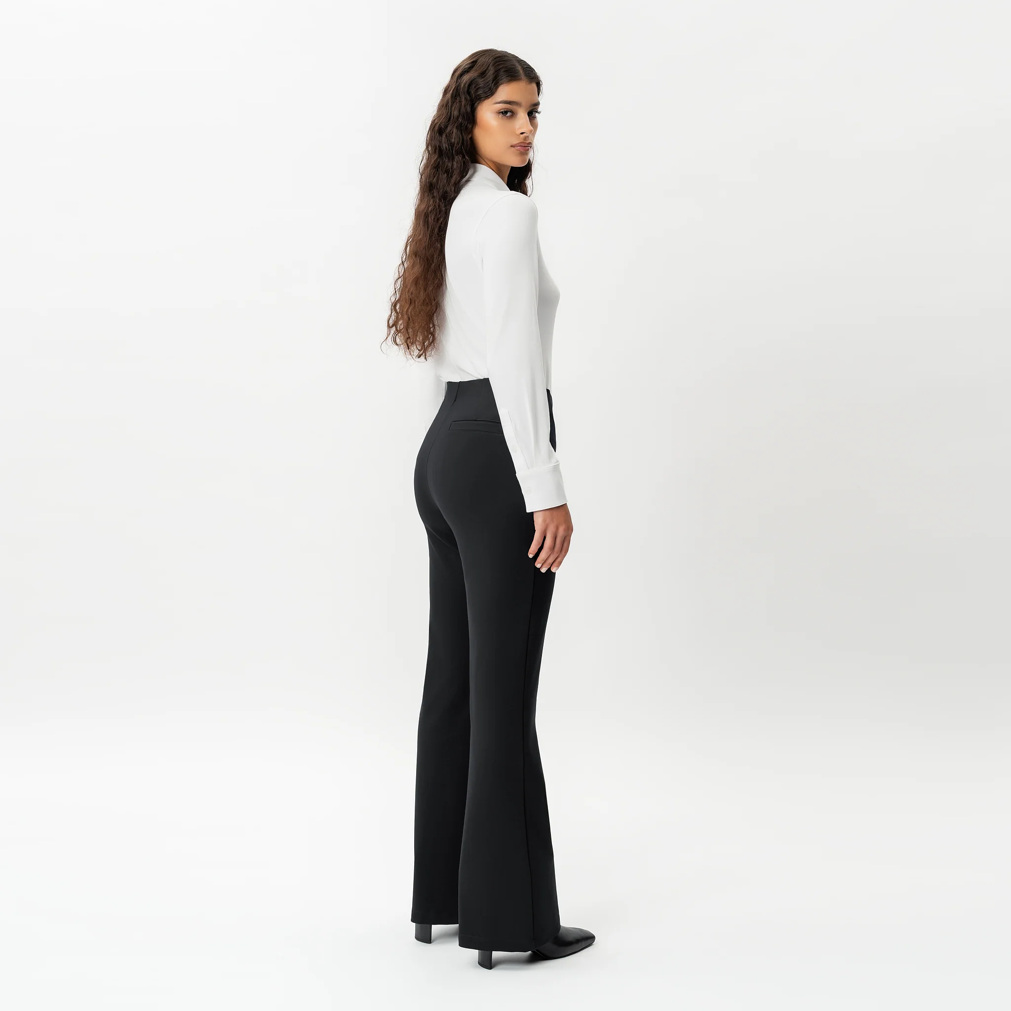 Tailored Ponte Bootcut Trouser - Image 6