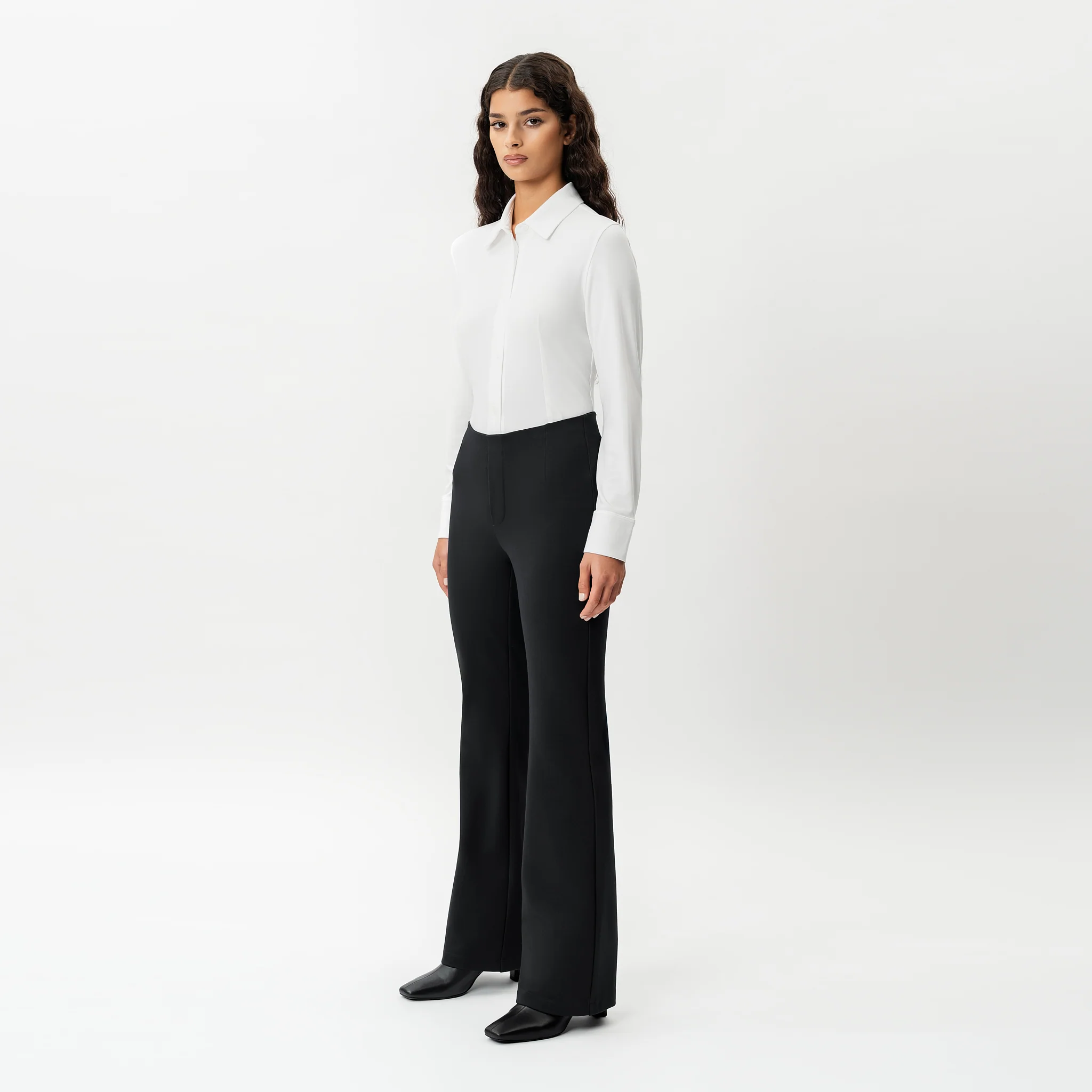 Tailored Ponte Bootcut Trouser - Image 7