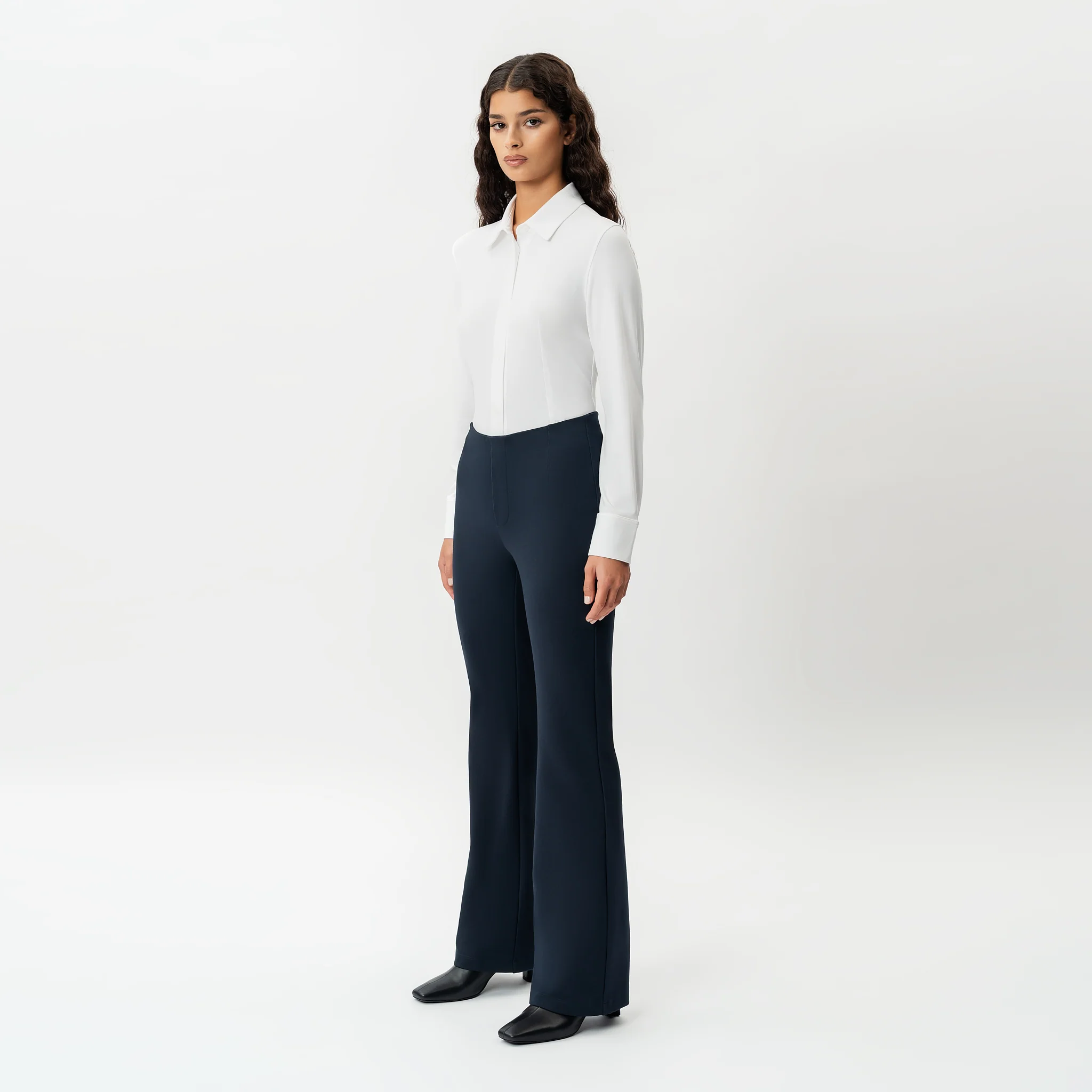Tailored Ponte Bootcut Trouser - Image 6