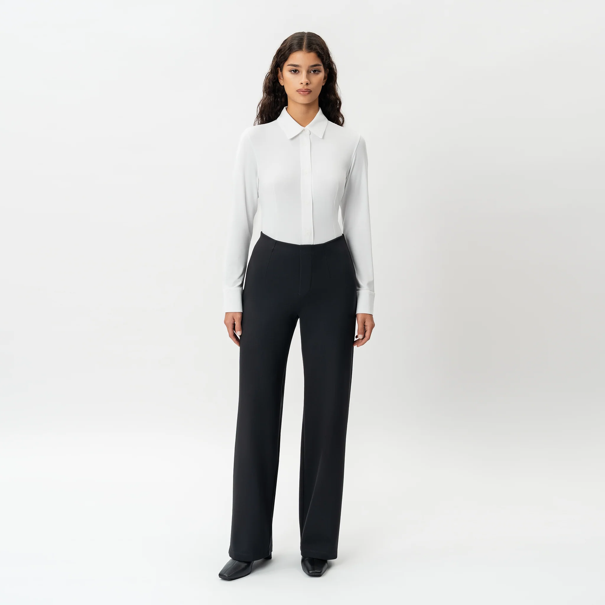 Tailored Ponte Relaxed Trouser - Image 4