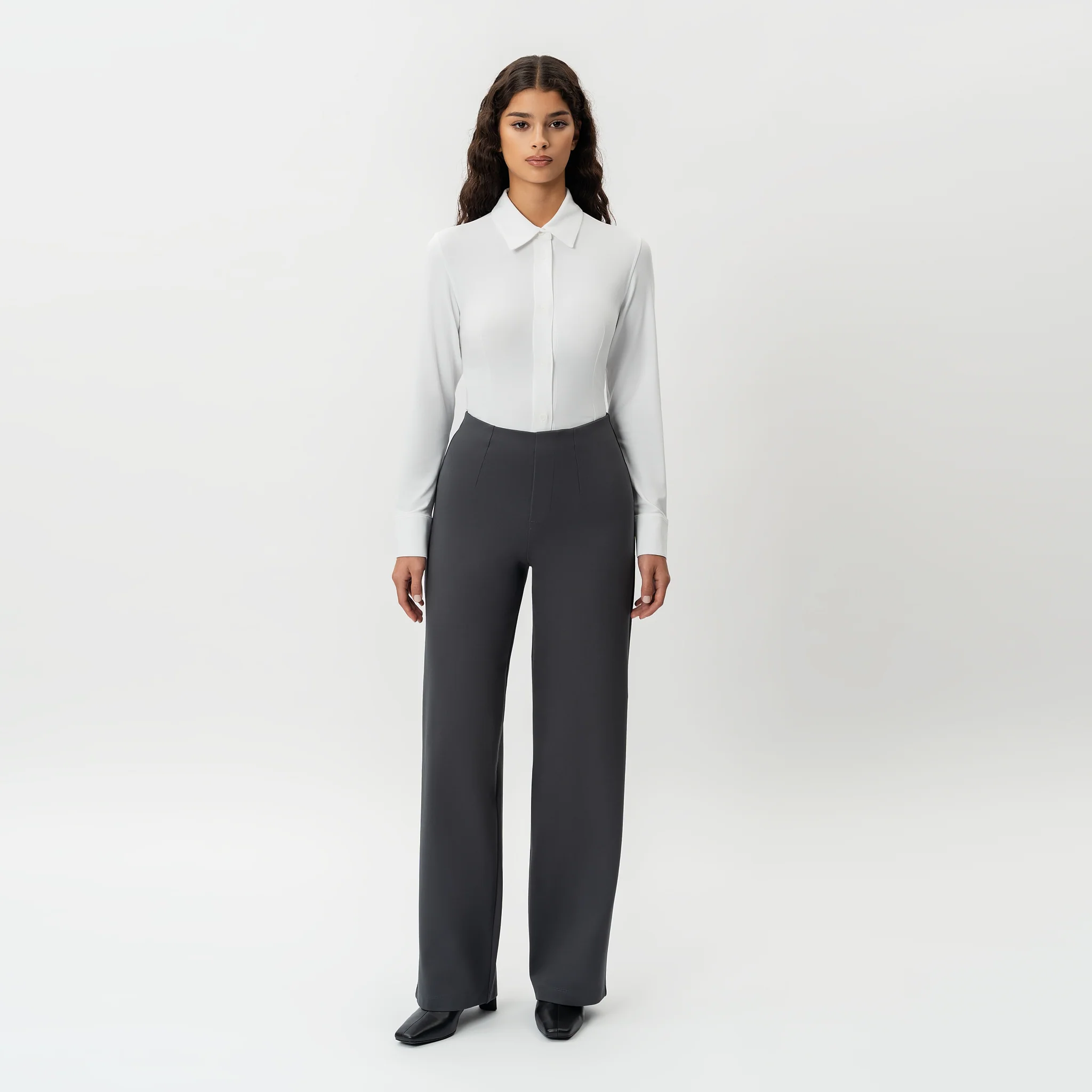 Tailored Ponte Relaxed Trouser - Image 4