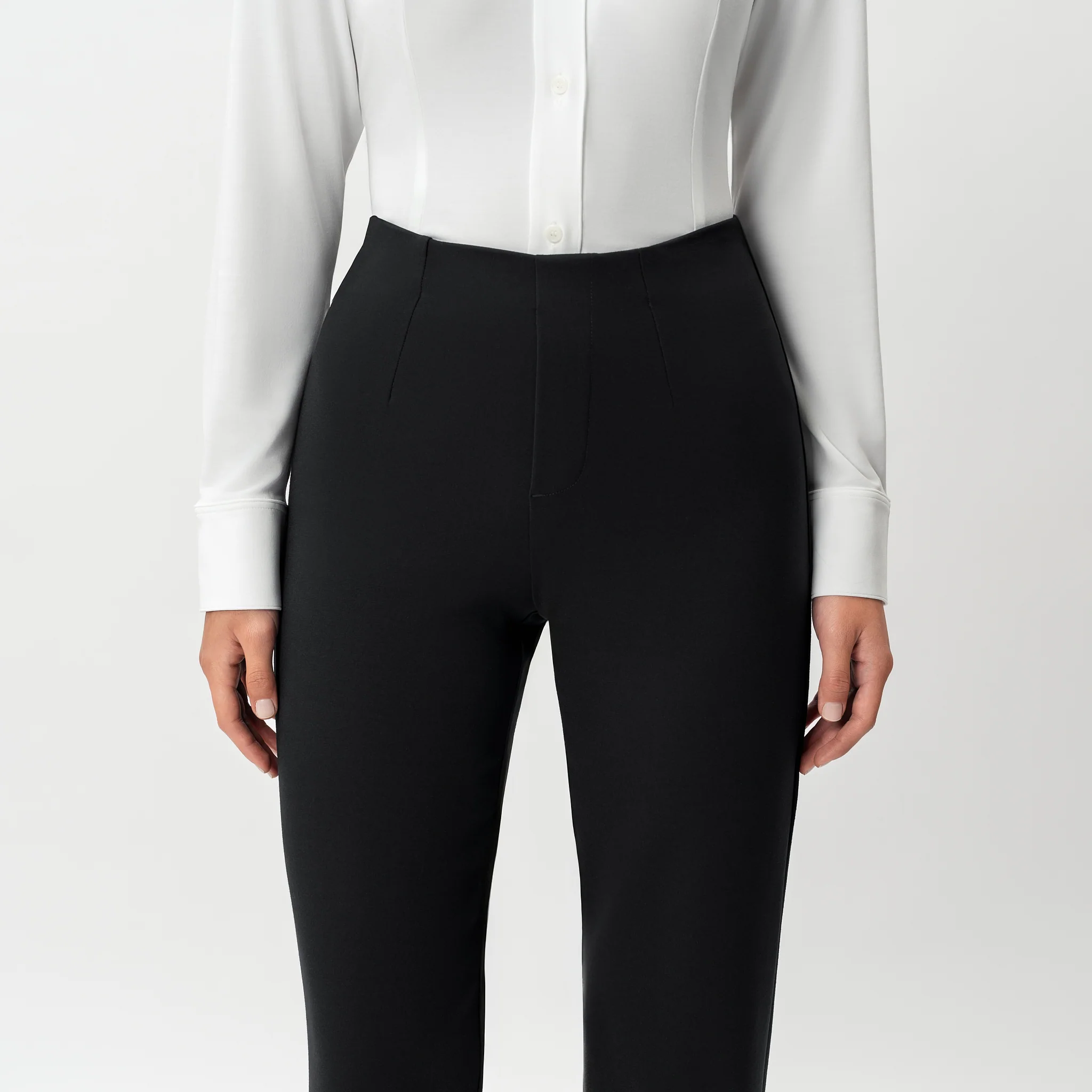 Tailored Ponte Straight Trouser - Image 7