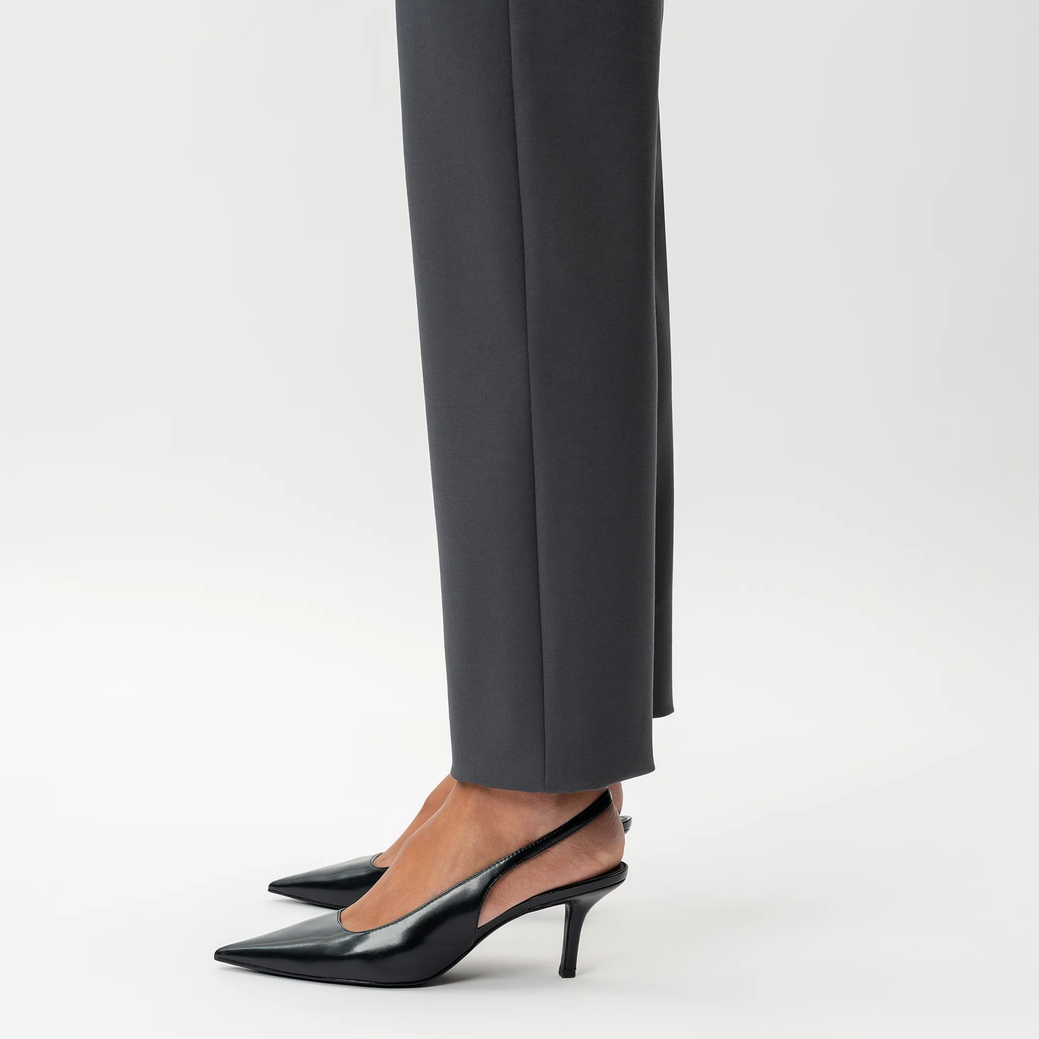 Tailored Ponte Straight Trouser - Image 8